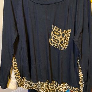 Venus Cheetah Print Blouse